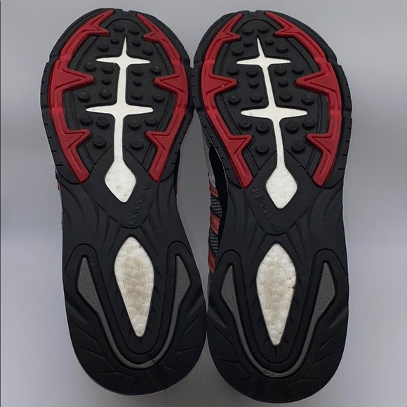 Adidas Tresc Run Grey Scarlet Men's Athletic Shoes Size 13 - Picture 5 of 13